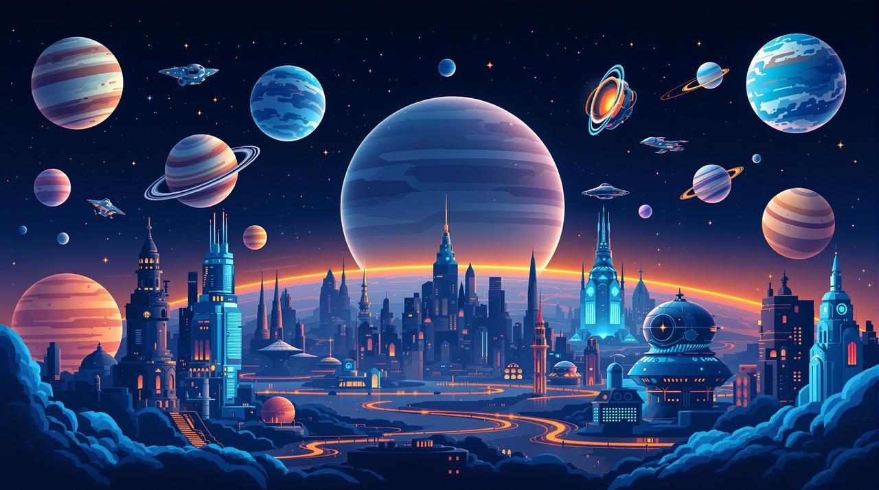 哈哈影院专题 - 科幻宇宙横幅
